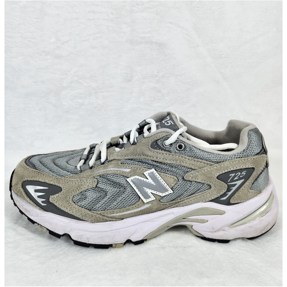 New Balance 725 Trainers Mens 9 Grey Low Top Lifestyle Shoes ML725P